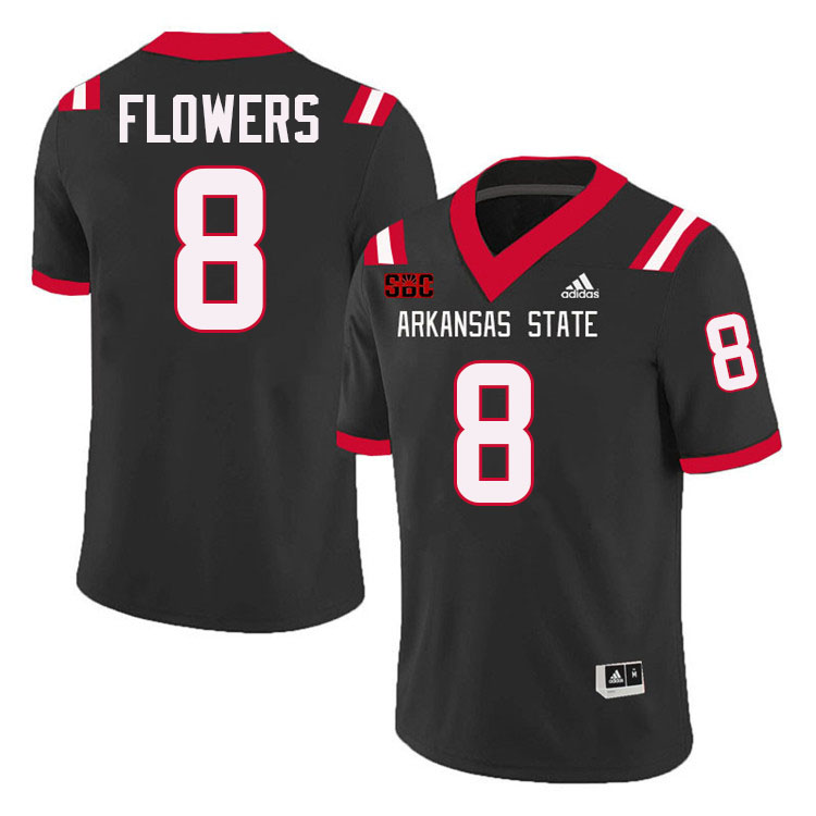 Josh Flowers Arkansas State Jersey,Arkansas State Red Wolves Football Uniforms,Jersey-Black Josh Flowers Arkansas State Jersey,Arkansas State Red Wolves Football Uniforms,Jersey-Black
